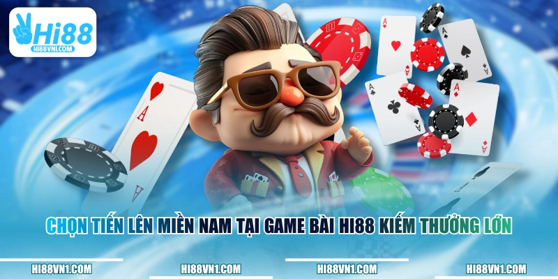 Chọn Tiến lên miền Nam tại game bài HI88 kiếm thưởng lớn